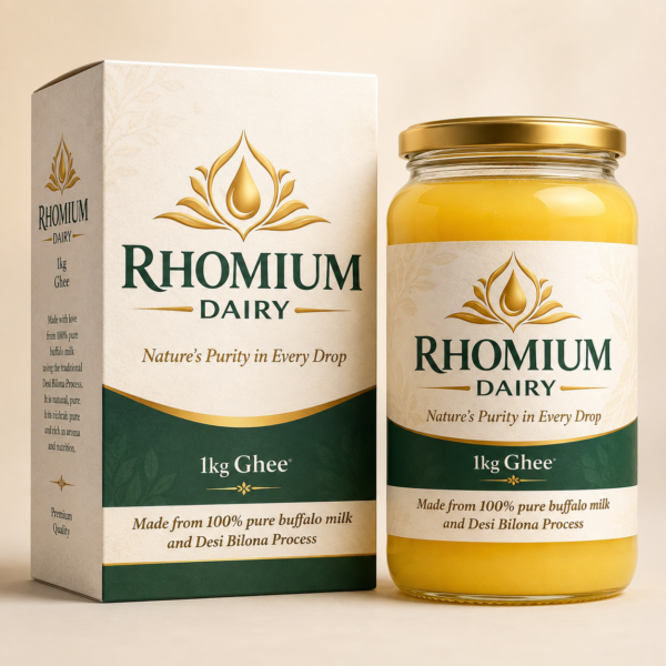 Rhomium Dairy Buffaloes Ghee | Buffalo Ghee | 1 Kg