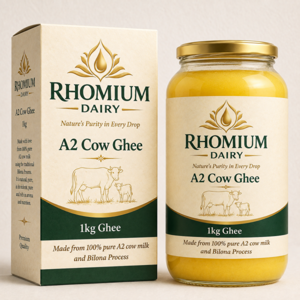 Rhomium Dairy A2 Cow Ghee | Cow Ghee | 1 Kg