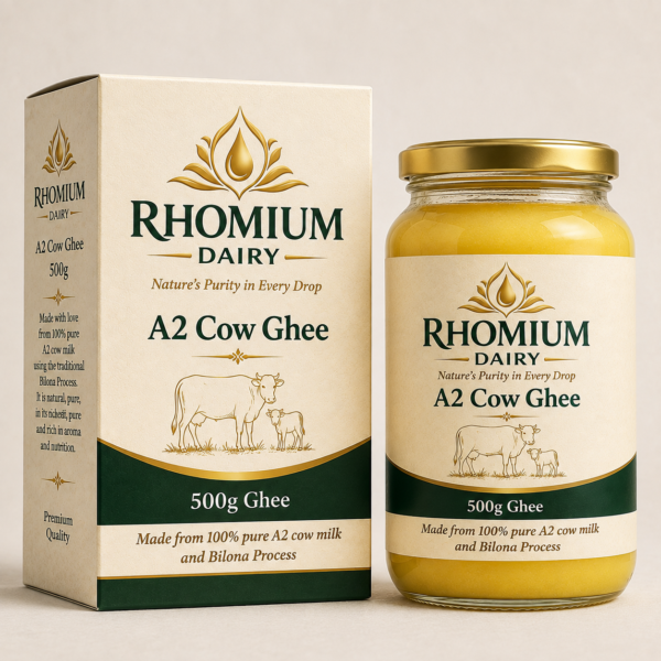 Rhomium Dairy A2 Cow Ghee | Cow Ghee | 500 Gram